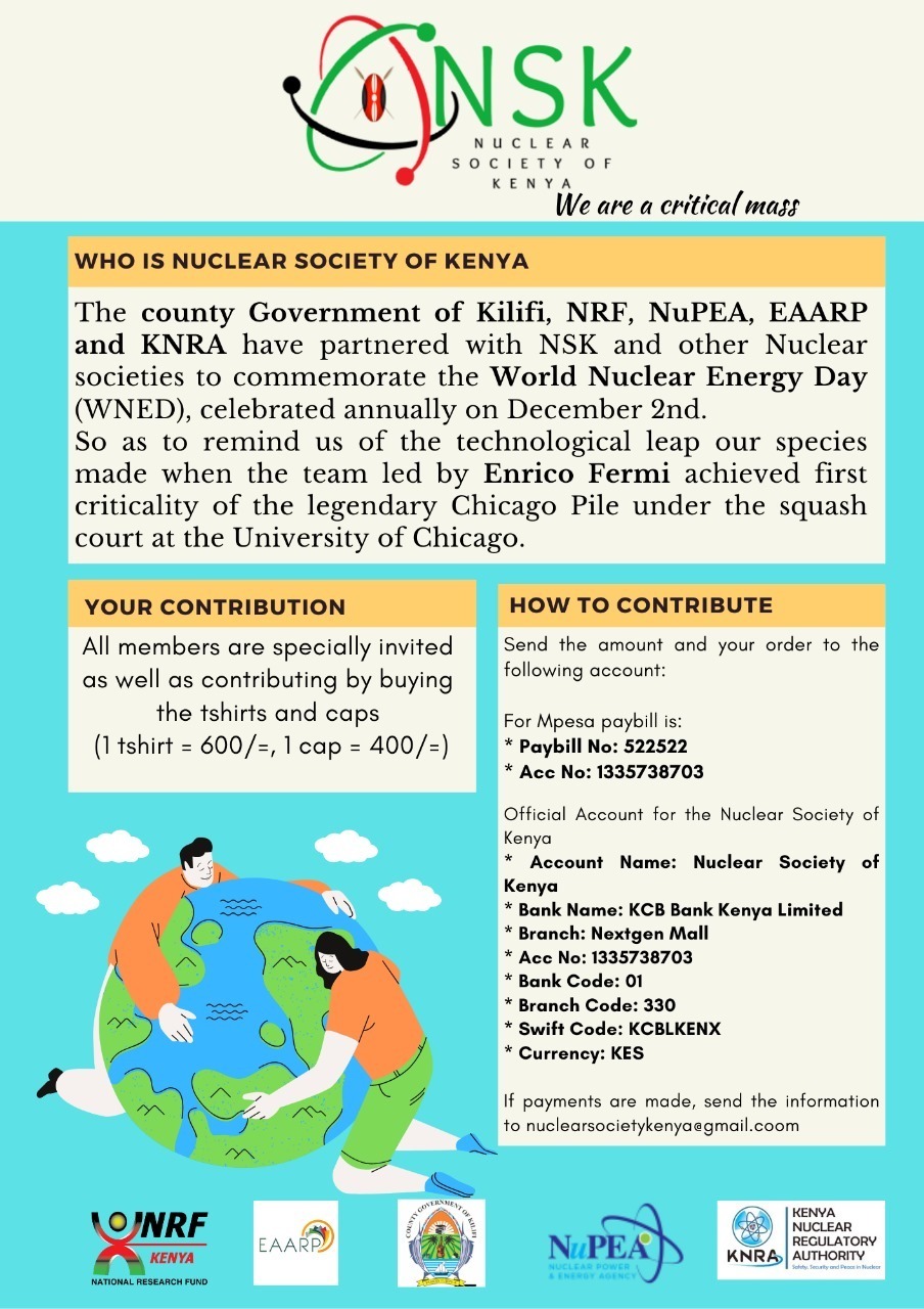 World Nuclear Energy Day (WNED) – Nuclear Society of Kenya